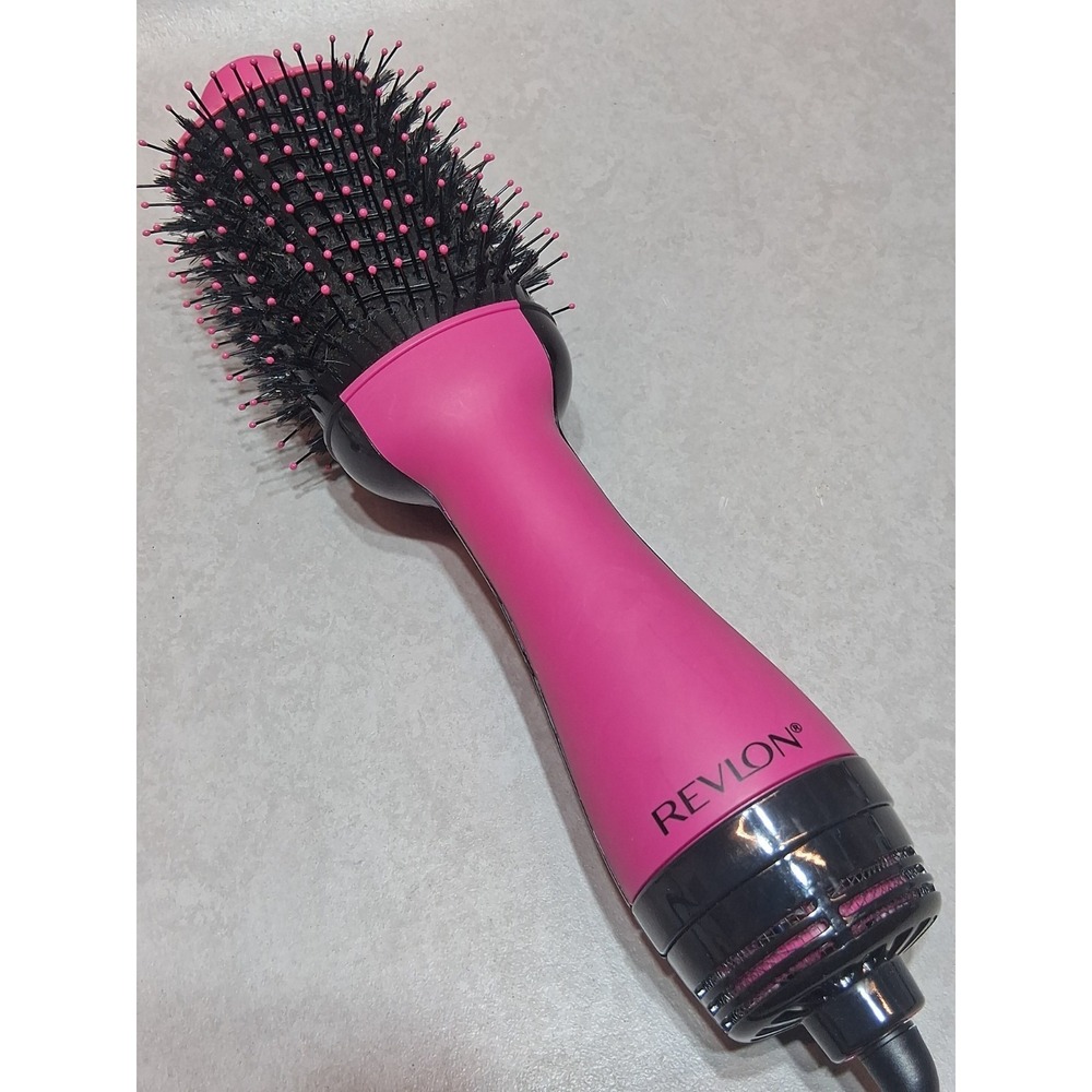 Revlon one-step hair dryer & volumizer hot air brush, pink